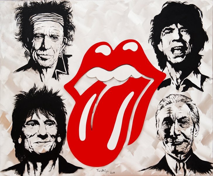 Animated picture of the rolling stones